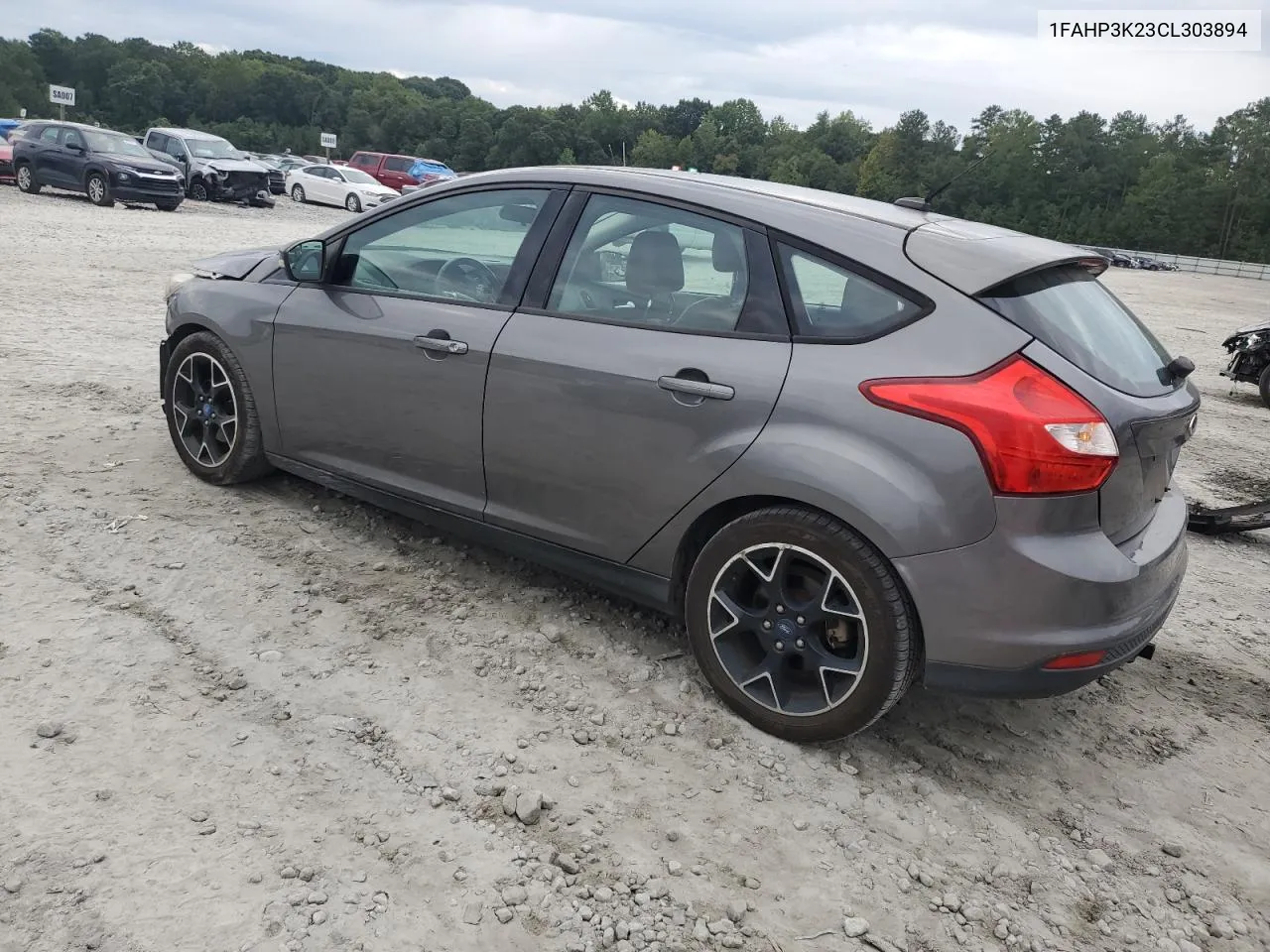 2012 Ford Focus Se VIN: 1FAHP3K23CL303894 Lot: 72182784