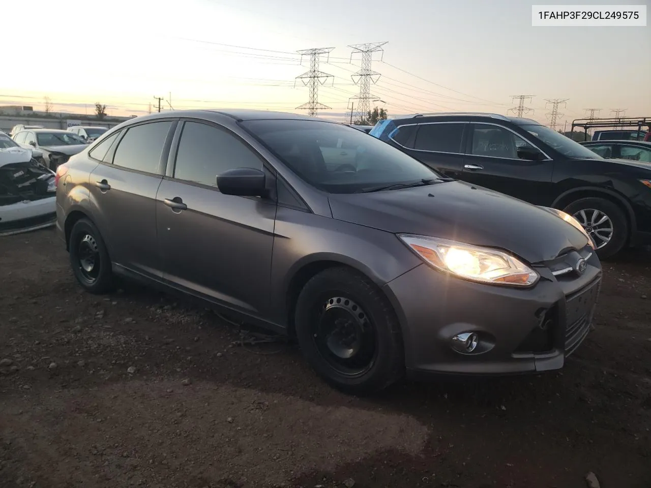 2012 Ford Focus Se VIN: 1FAHP3F29CL249575 Lot: 72270184