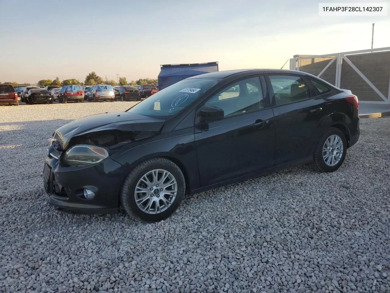 2012 Ford Focus Se VIN: 1FAHP3F28CL142307 Lot: 72378464