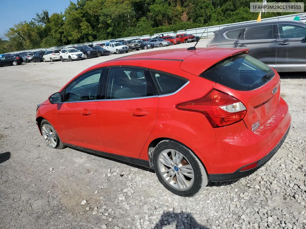 2012 Ford Focus Sel VIN: 1FAHP3M29CL118553 Lot: 72531114