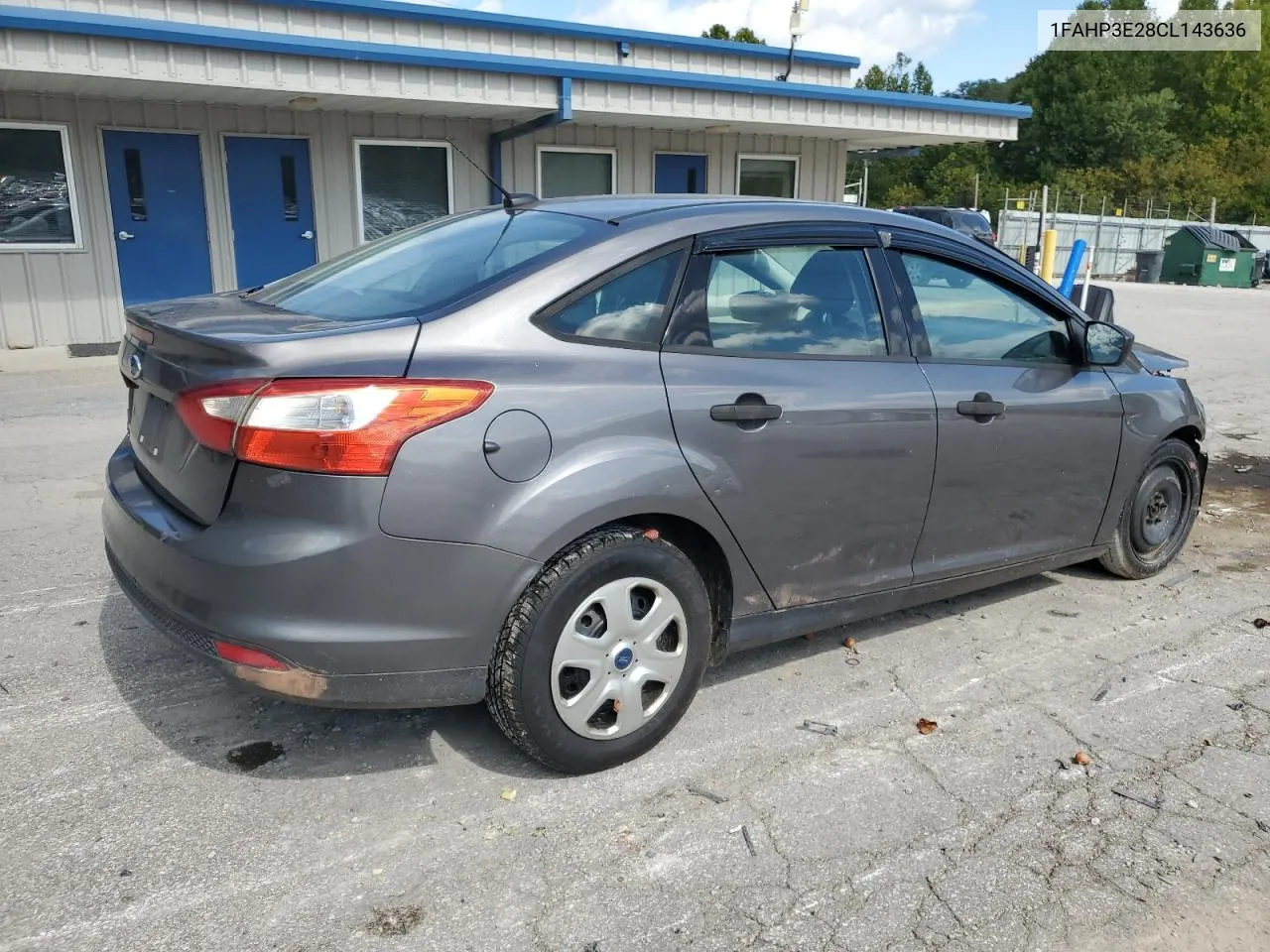 2012 Ford Focus S VIN: 1FAHP3E28CL143636 Lot: 72531864