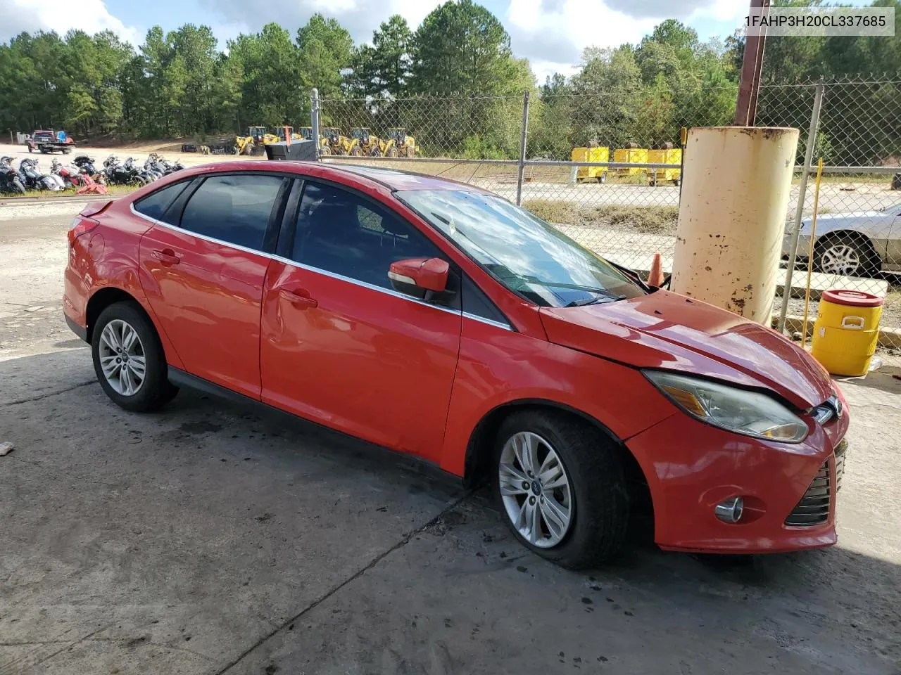 2012 Ford Focus Sel VIN: 1FAHP3H20CL337685 Lot: 72579264