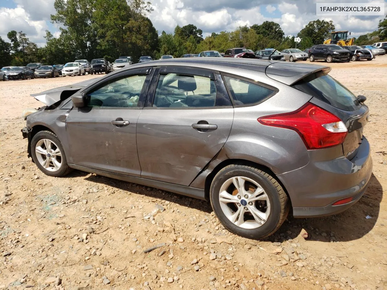 2012 Ford Focus Se VIN: 1FAHP3K2XCL365728 Lot: 72596274