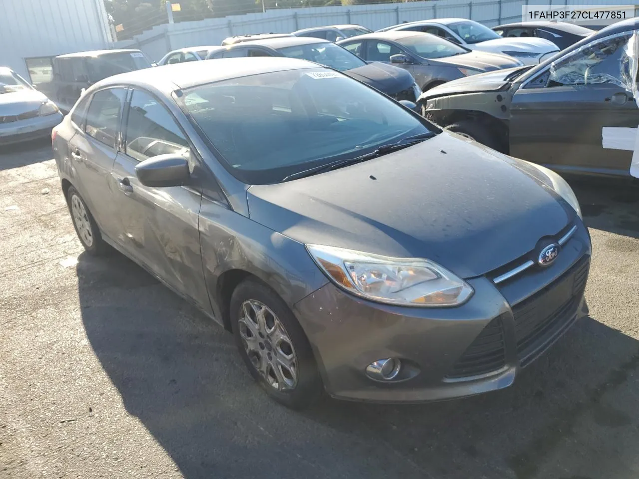 2012 Ford Focus Se VIN: 1FAHP3F27CL477851 Lot: 72654494