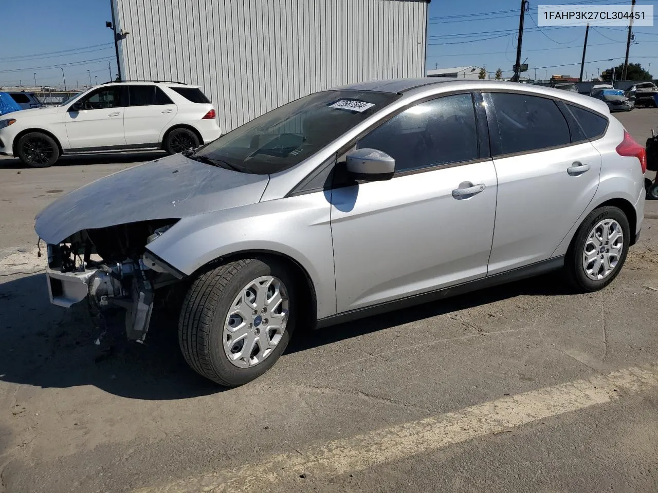 2012 Ford Focus Se VIN: 1FAHP3K27CL304451 Lot: 72687504