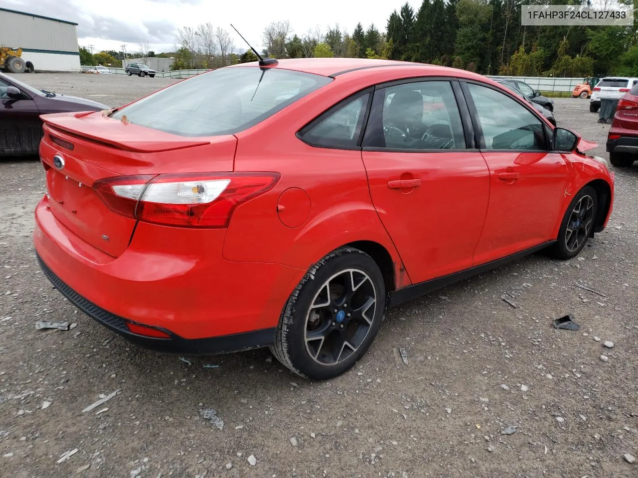 2012 Ford Focus Se VIN: 1FAHP3F24CL127433 Lot: 72694234