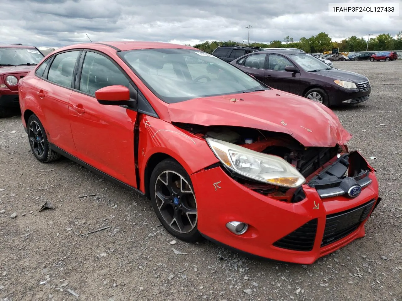 2012 Ford Focus Se VIN: 1FAHP3F24CL127433 Lot: 72694234