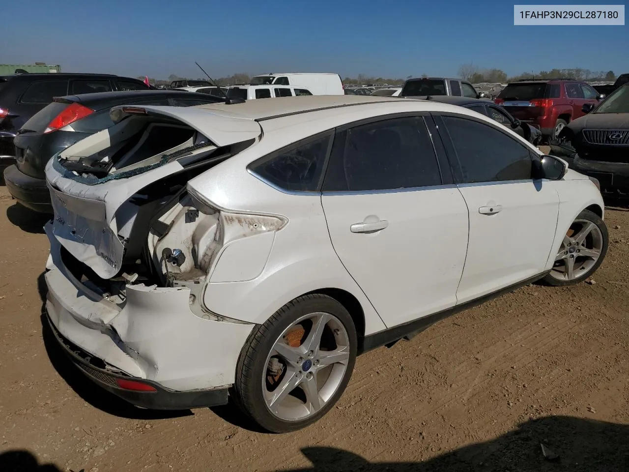 2012 Ford Focus Titanium VIN: 1FAHP3N29CL287180 Lot: 72698784