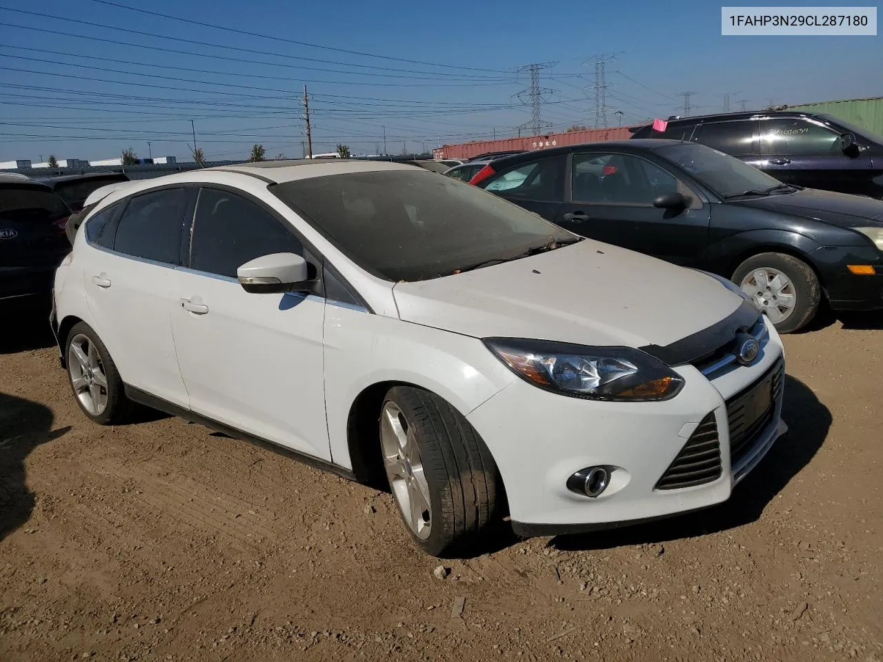 2012 Ford Focus Titanium VIN: 1FAHP3N29CL287180 Lot: 72698784