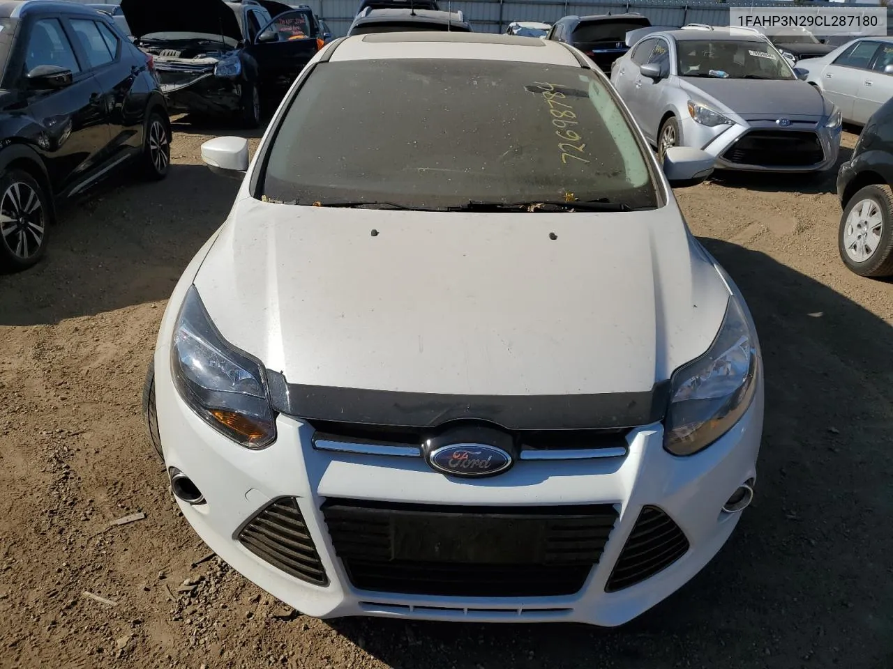 2012 Ford Focus Titanium VIN: 1FAHP3N29CL287180 Lot: 72698784