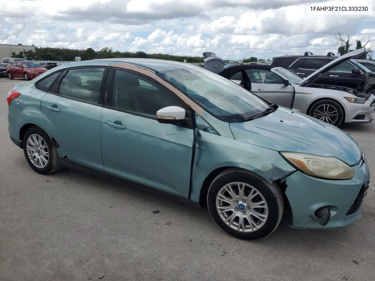 2012 Ford Focus Se VIN: 1FAHP3F21CL333230 Lot: 72707234