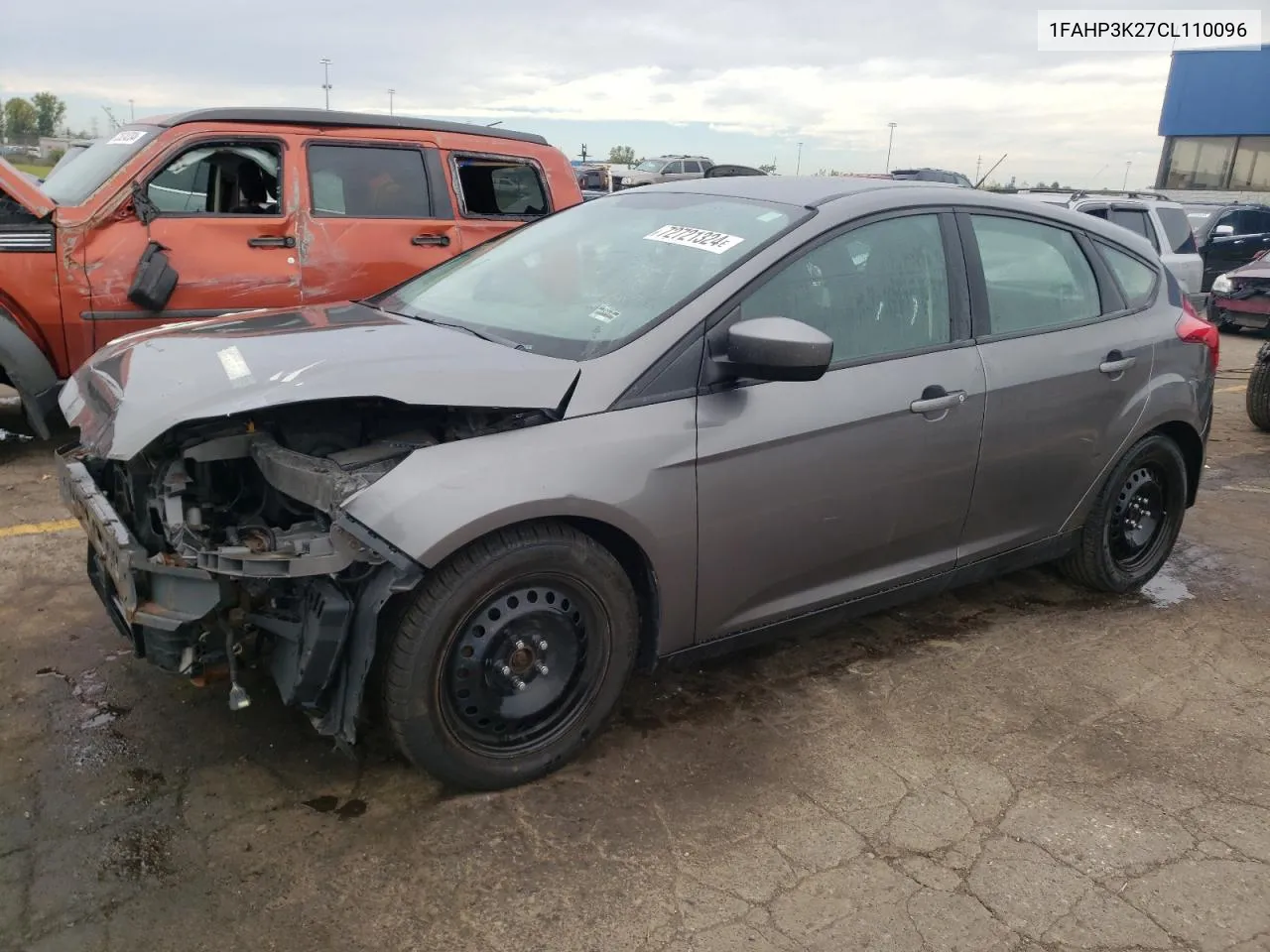 2012 Ford Focus Se VIN: 1FAHP3K27CL110096 Lot: 72721324