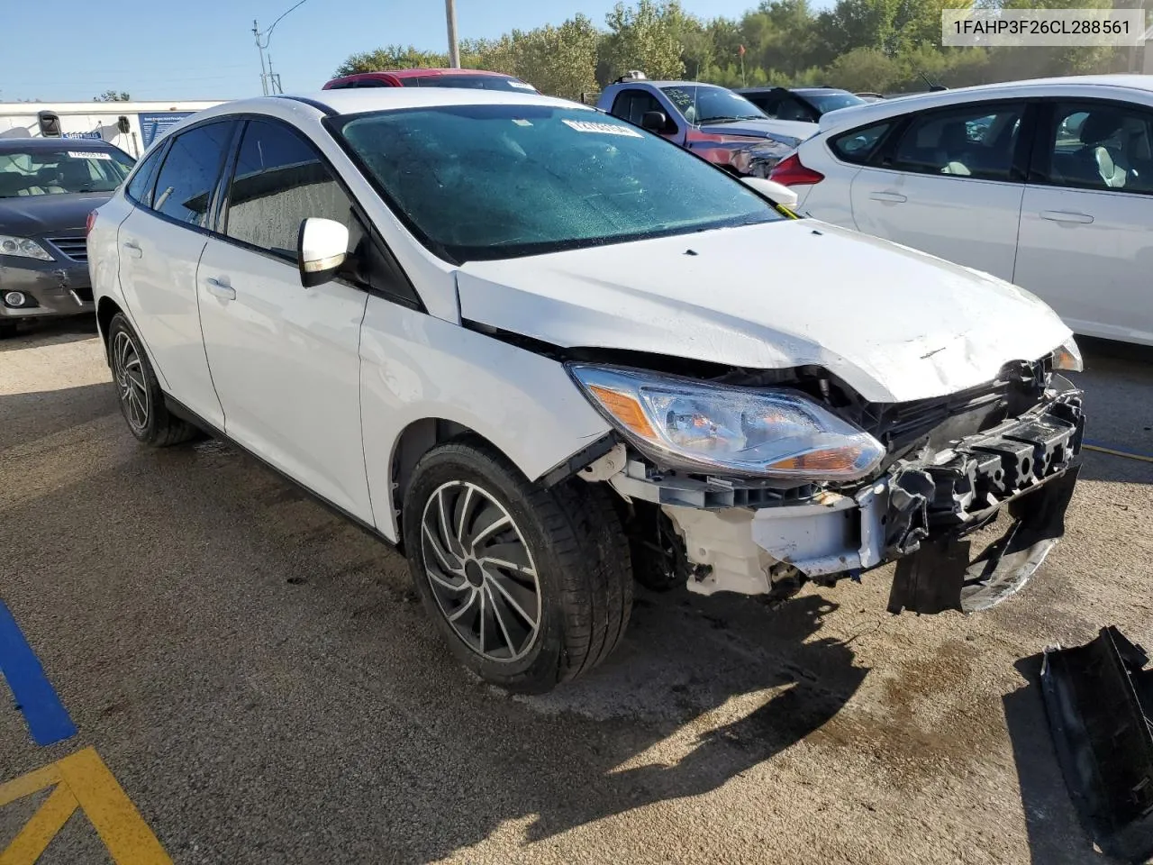 2012 Ford Focus Se VIN: 1FAHP3F26CL288561 Lot: 72793154