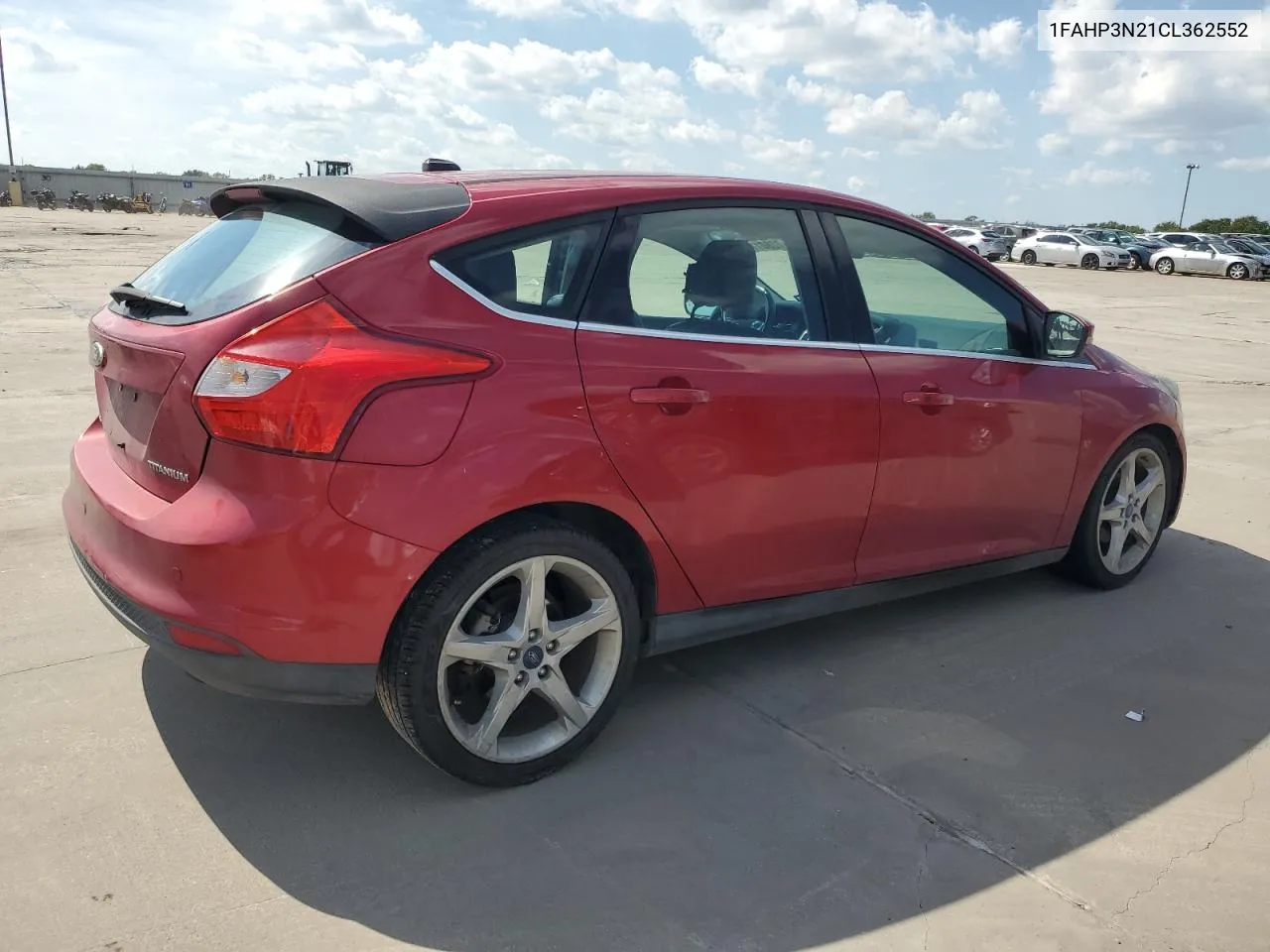 2012 Ford Focus Titanium VIN: 1FAHP3N21CL362552 Lot: 72801124