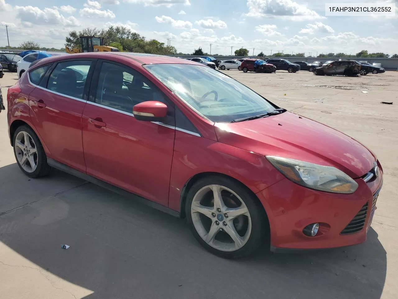 2012 Ford Focus Titanium VIN: 1FAHP3N21CL362552 Lot: 72801124