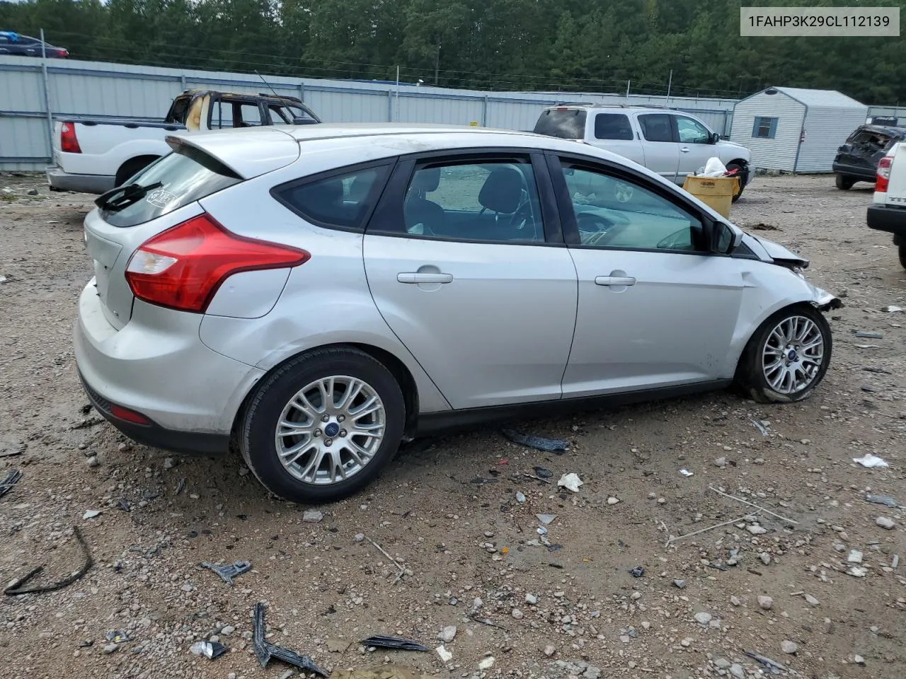 2012 Ford Focus Se VIN: 1FAHP3K29CL112139 Lot: 72815104