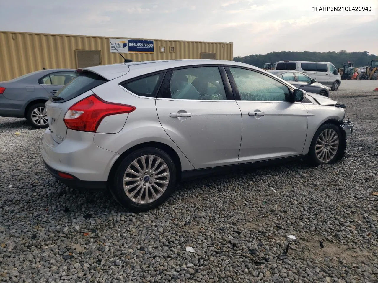 2012 Ford Focus Titanium VIN: 1FAHP3N21CL420949 Lot: 72901874