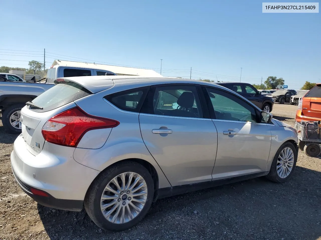 2012 Ford Focus Titanium VIN: 1FAHP3N27CL215409 Lot: 73094794