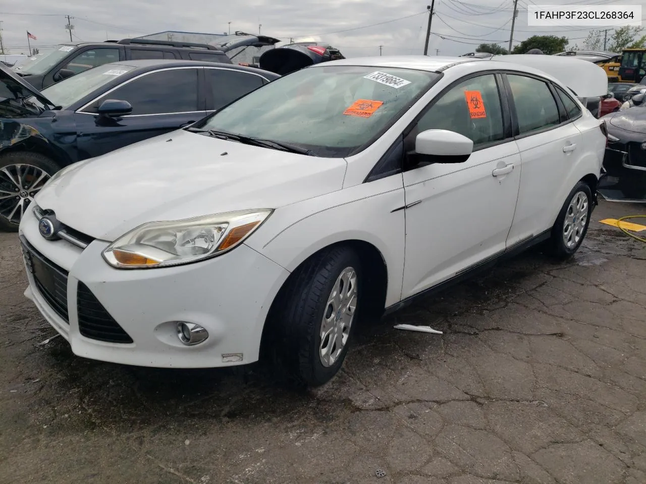 2012 Ford Focus Se VIN: 1FAHP3F23CL268364 Lot: 73319664