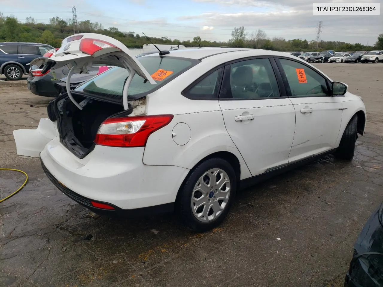 2012 Ford Focus Se VIN: 1FAHP3F23CL268364 Lot: 73319664