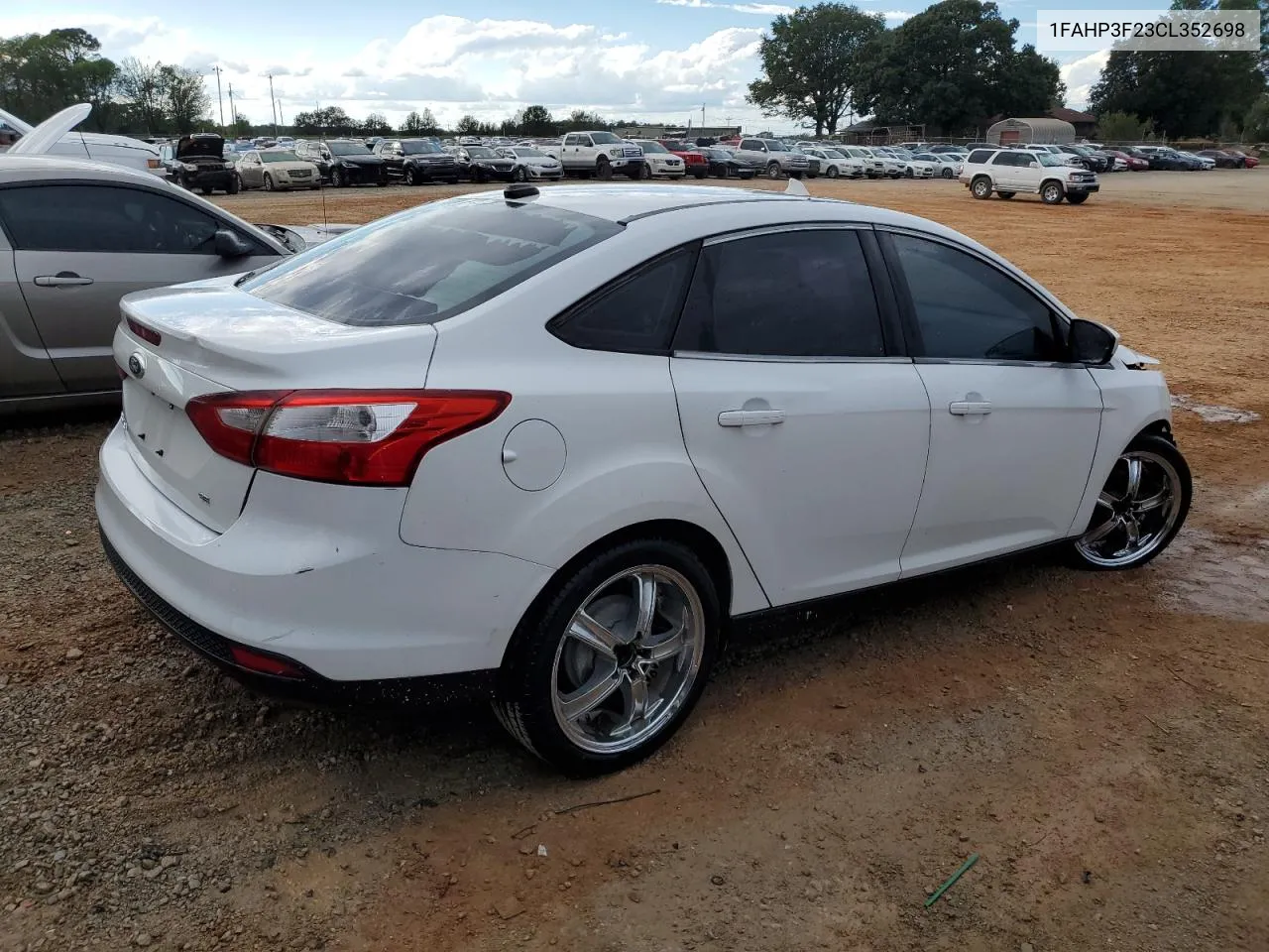 2012 Ford Focus Se VIN: 1FAHP3F23CL352698 Lot: 73362514