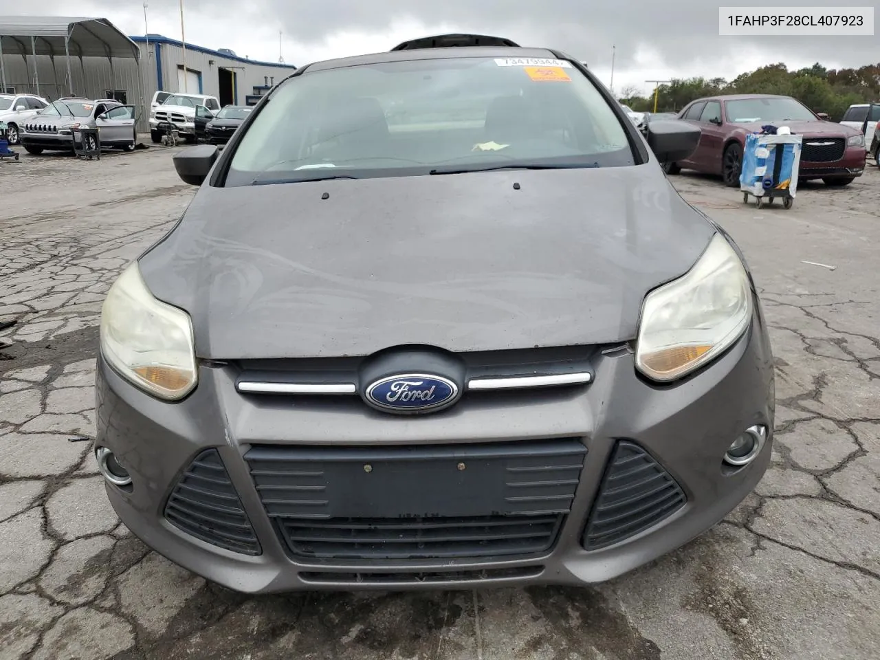 2012 Ford Focus Se VIN: 1FAHP3F28CL407923 Lot: 73479944