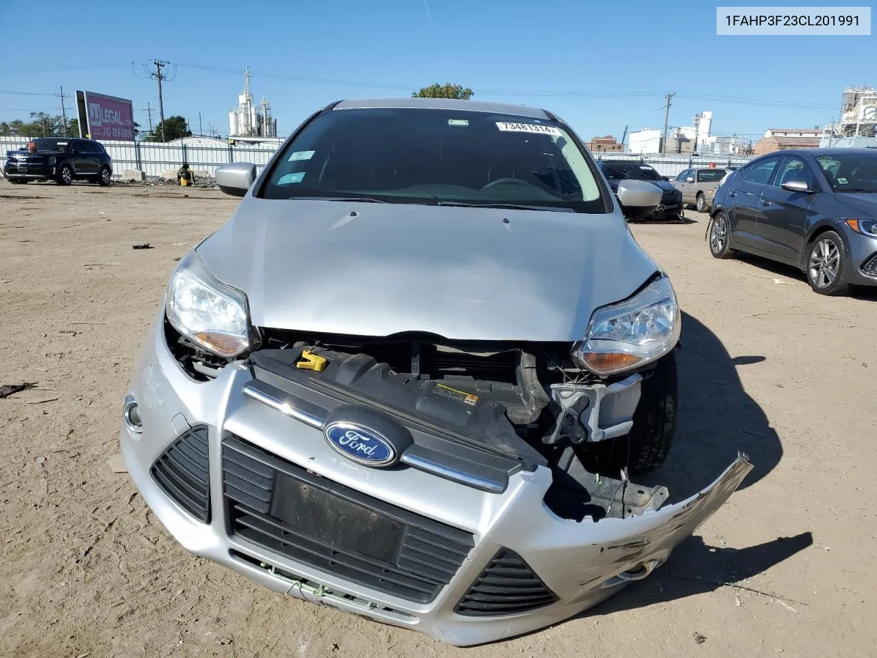 1FAHP3F23CL201991 2012 Ford Focus Se