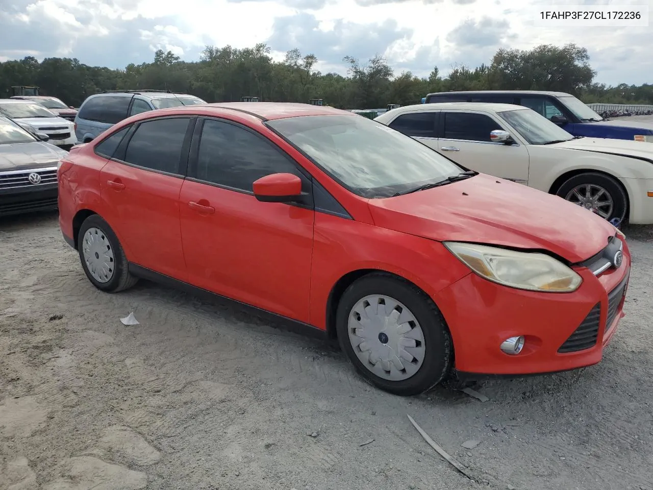 2012 Ford Focus Se VIN: 1FAHP3F27CL172236 Lot: 73532474