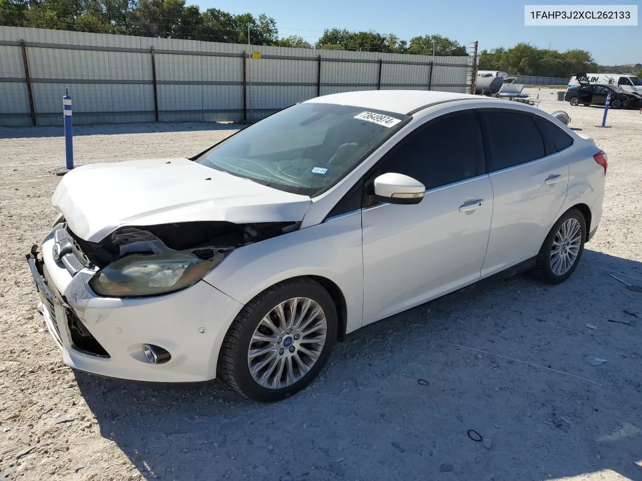 2012 Ford Focus Titanium VIN: 1FAHP3J2XCL262133 Lot: 73649974