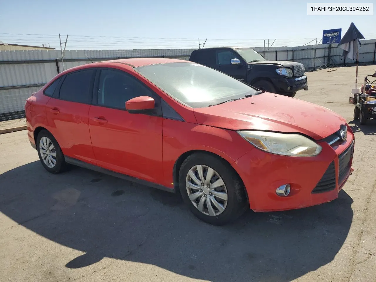 2012 Ford Focus Se VIN: 1FAHP3F20CL394262 Lot: 73848904