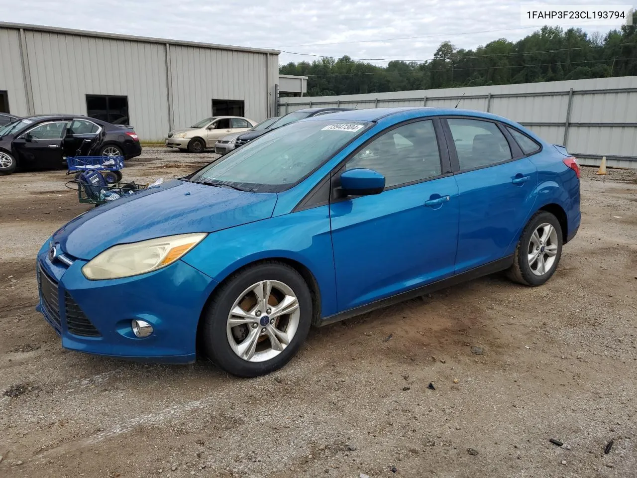 2012 Ford Focus Se VIN: 1FAHP3F23CL193794 Lot: 73947304