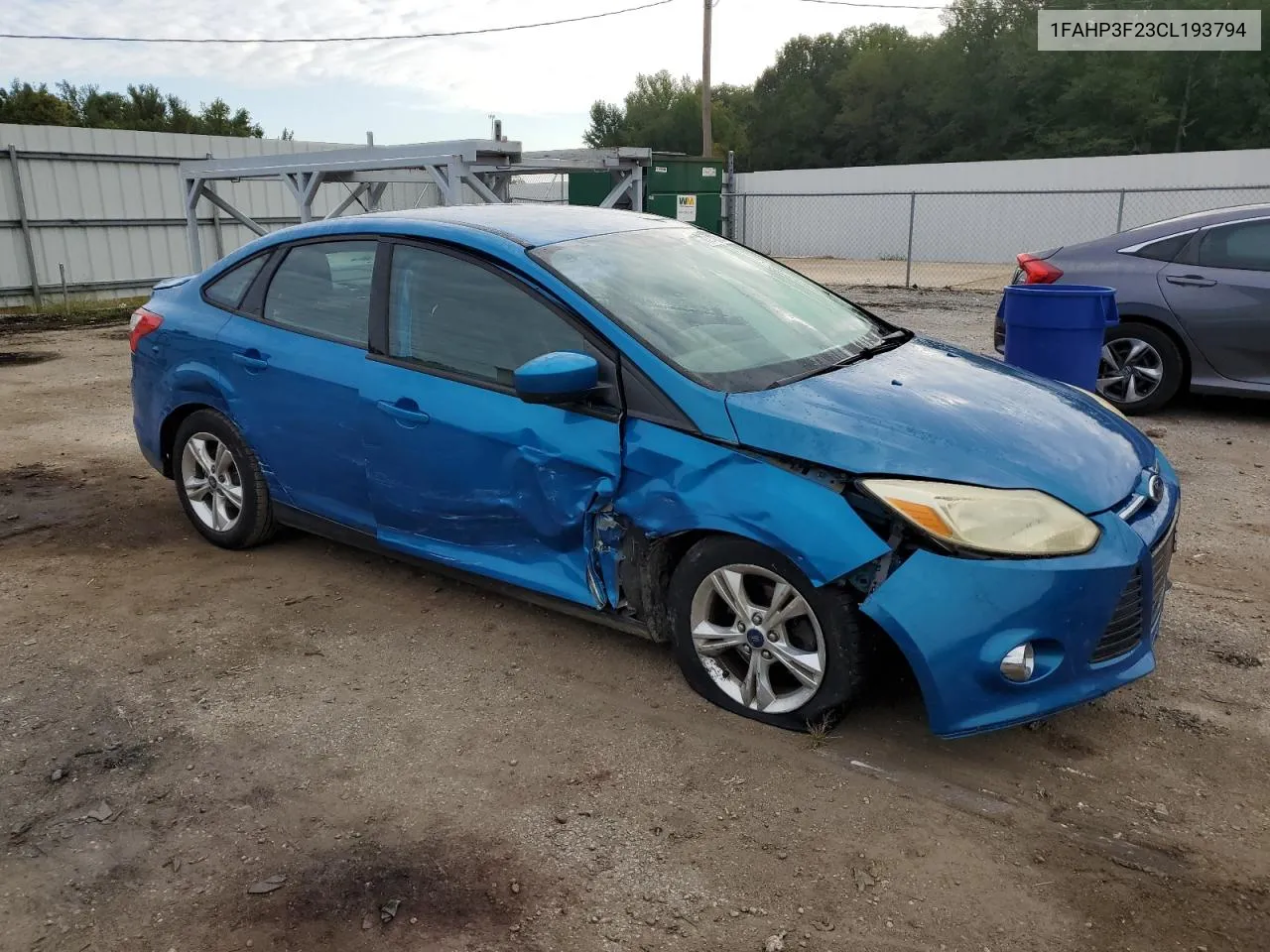 2012 Ford Focus Se VIN: 1FAHP3F23CL193794 Lot: 73947304