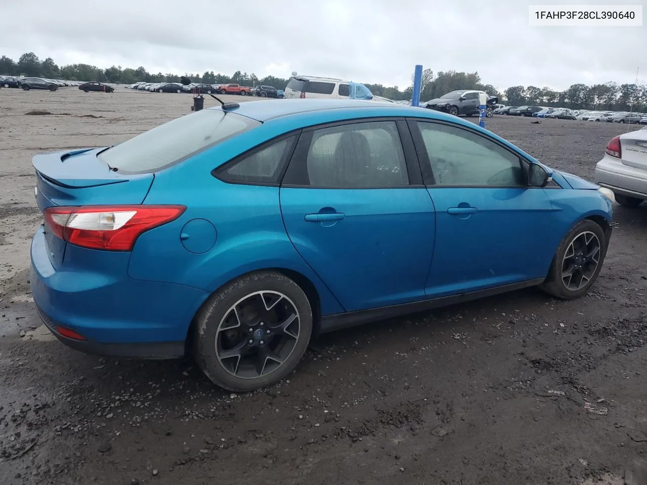 2012 Ford Focus Se VIN: 1FAHP3F28CL390640 Lot: 73973614