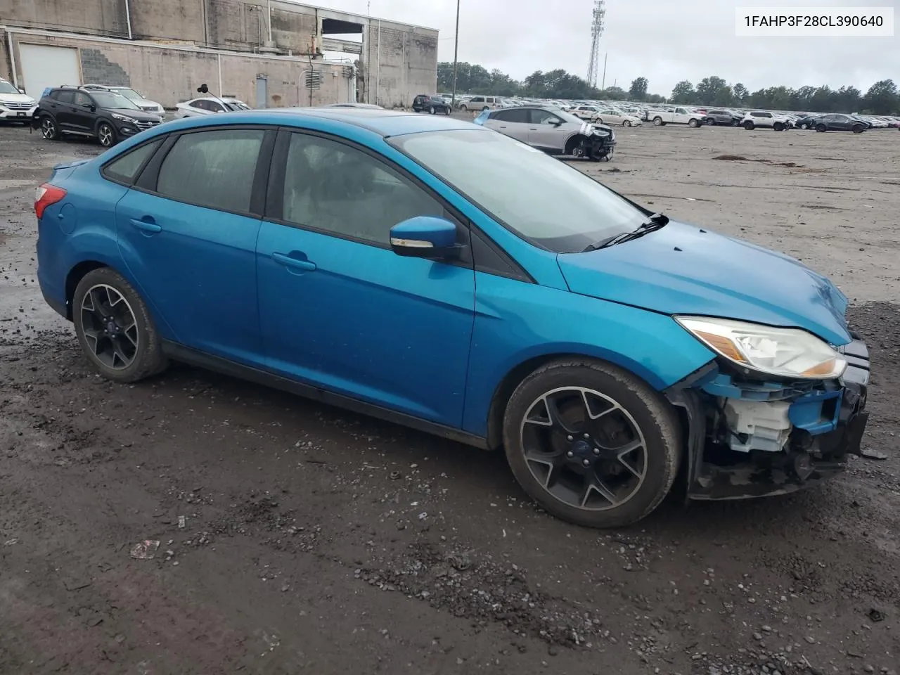 2012 Ford Focus Se VIN: 1FAHP3F28CL390640 Lot: 73973614