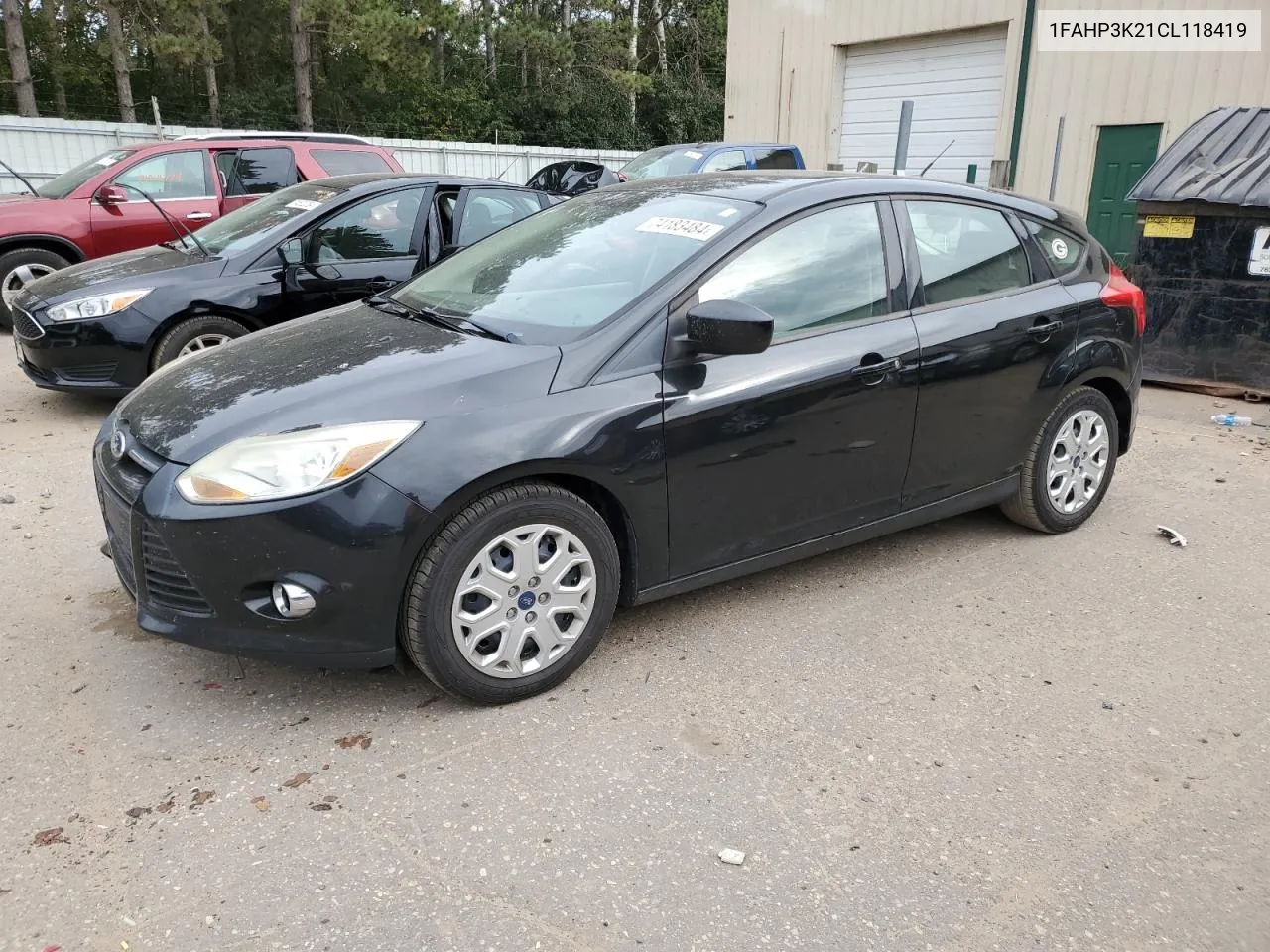 2012 Ford Focus Se VIN: 1FAHP3K21CL118419 Lot: 74183484