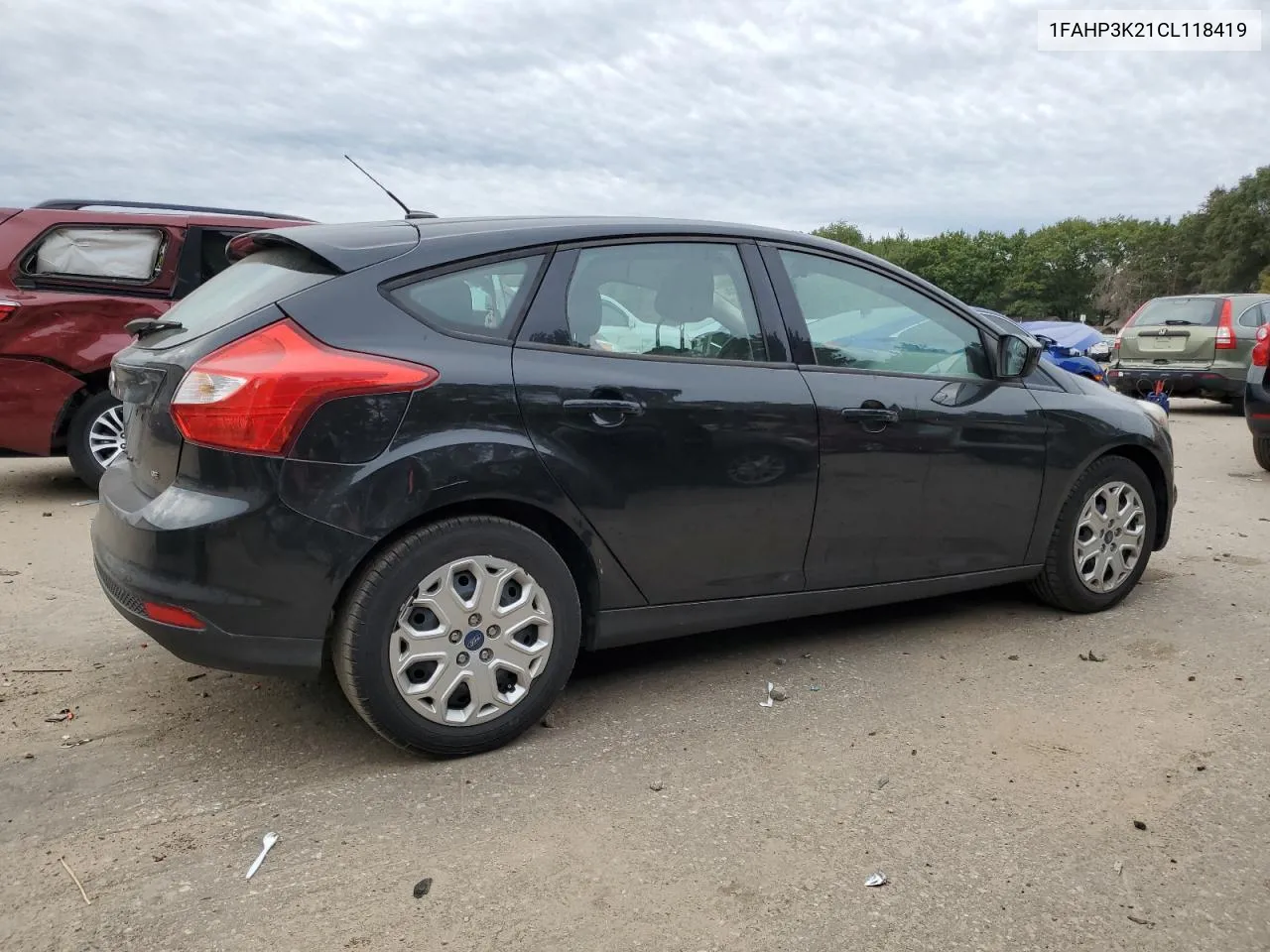 2012 Ford Focus Se VIN: 1FAHP3K21CL118419 Lot: 74183484