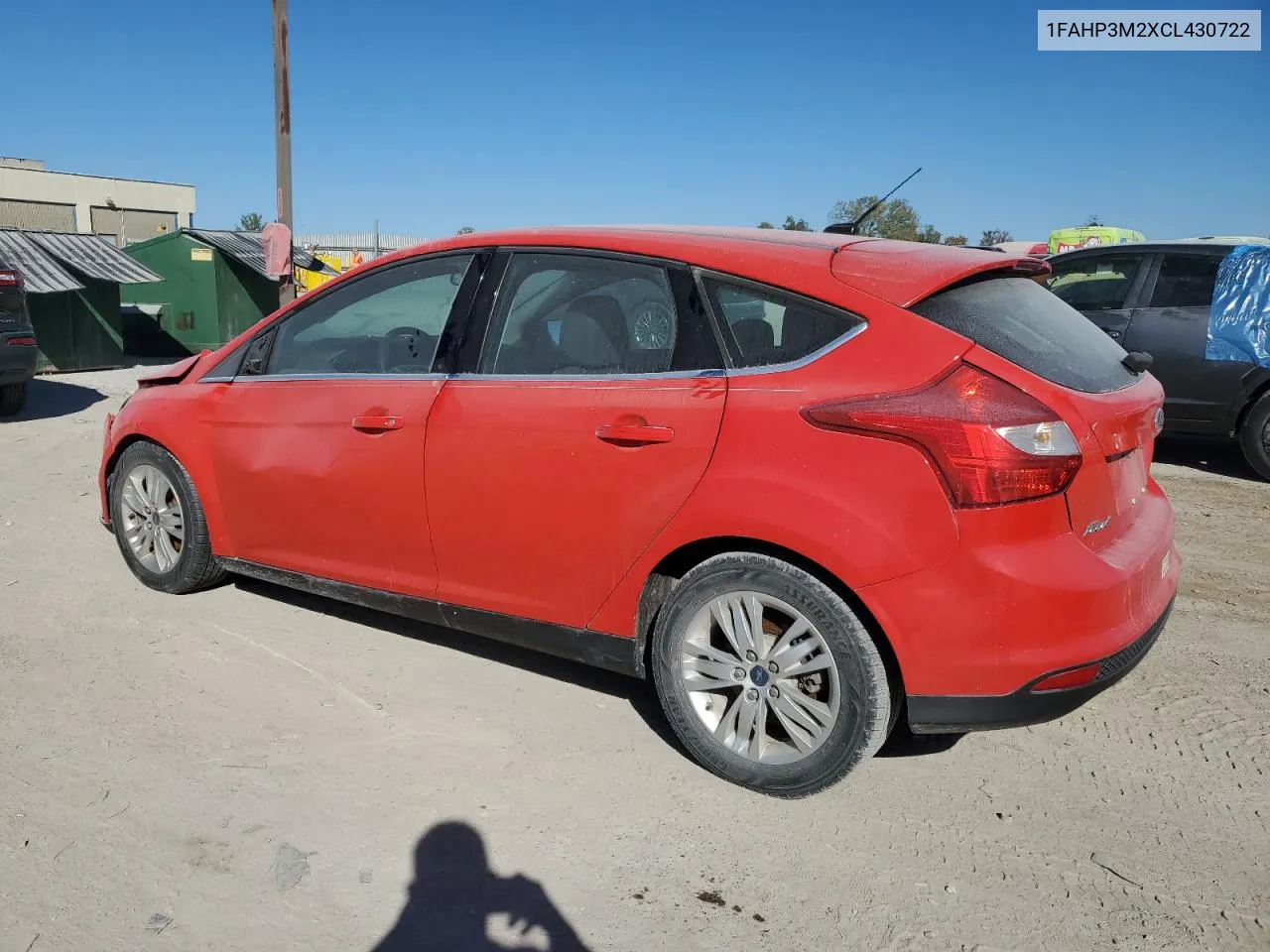 2012 Ford Focus Sel VIN: 1FAHP3M2XCL430722 Lot: 74243254