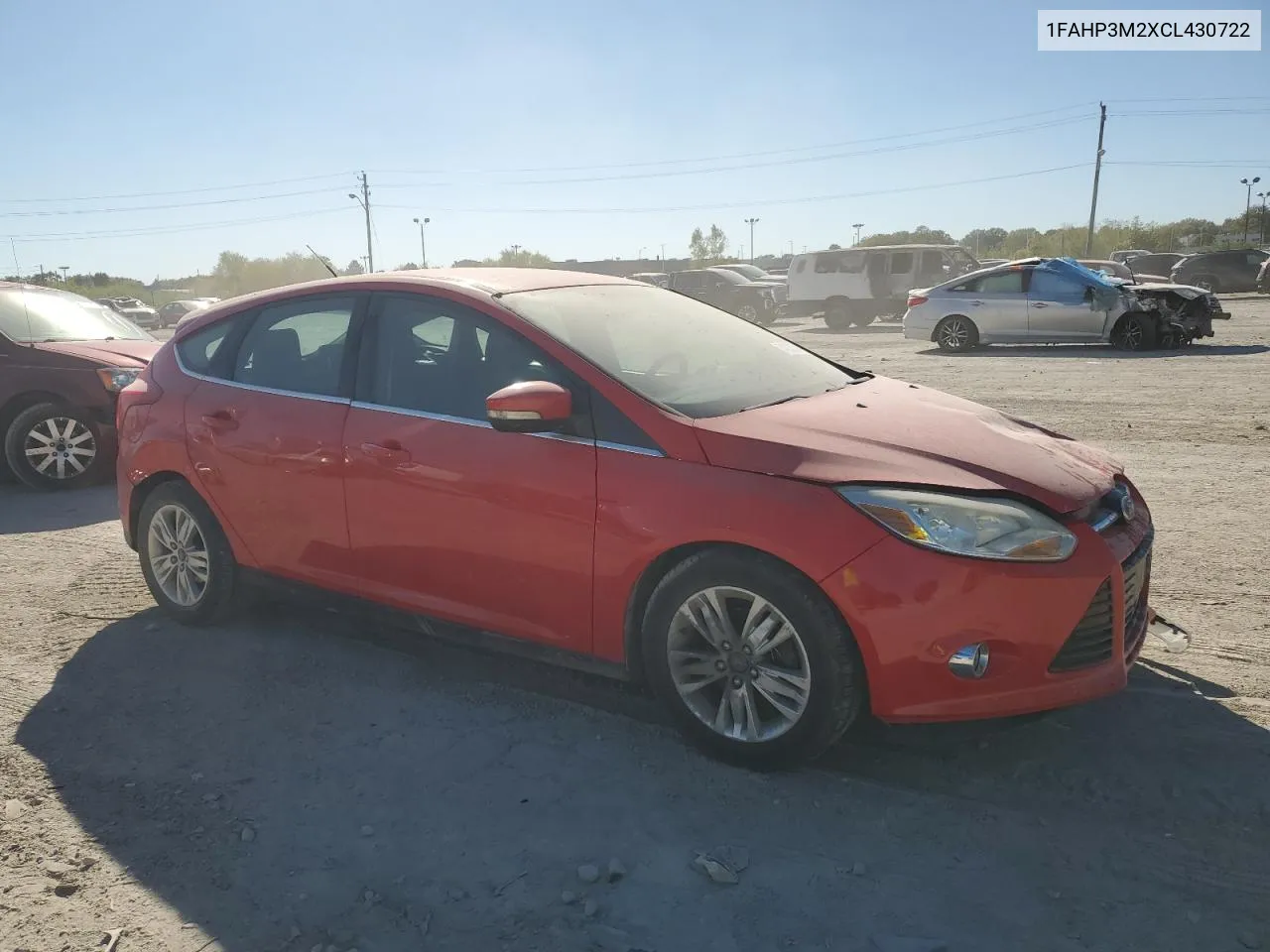 2012 Ford Focus Sel VIN: 1FAHP3M2XCL430722 Lot: 74243254