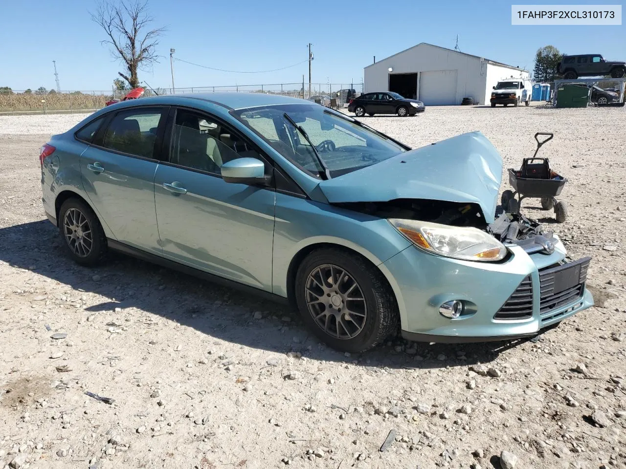 2012 Ford Focus Se VIN: 1FAHP3F2XCL310173 Lot: 74263054