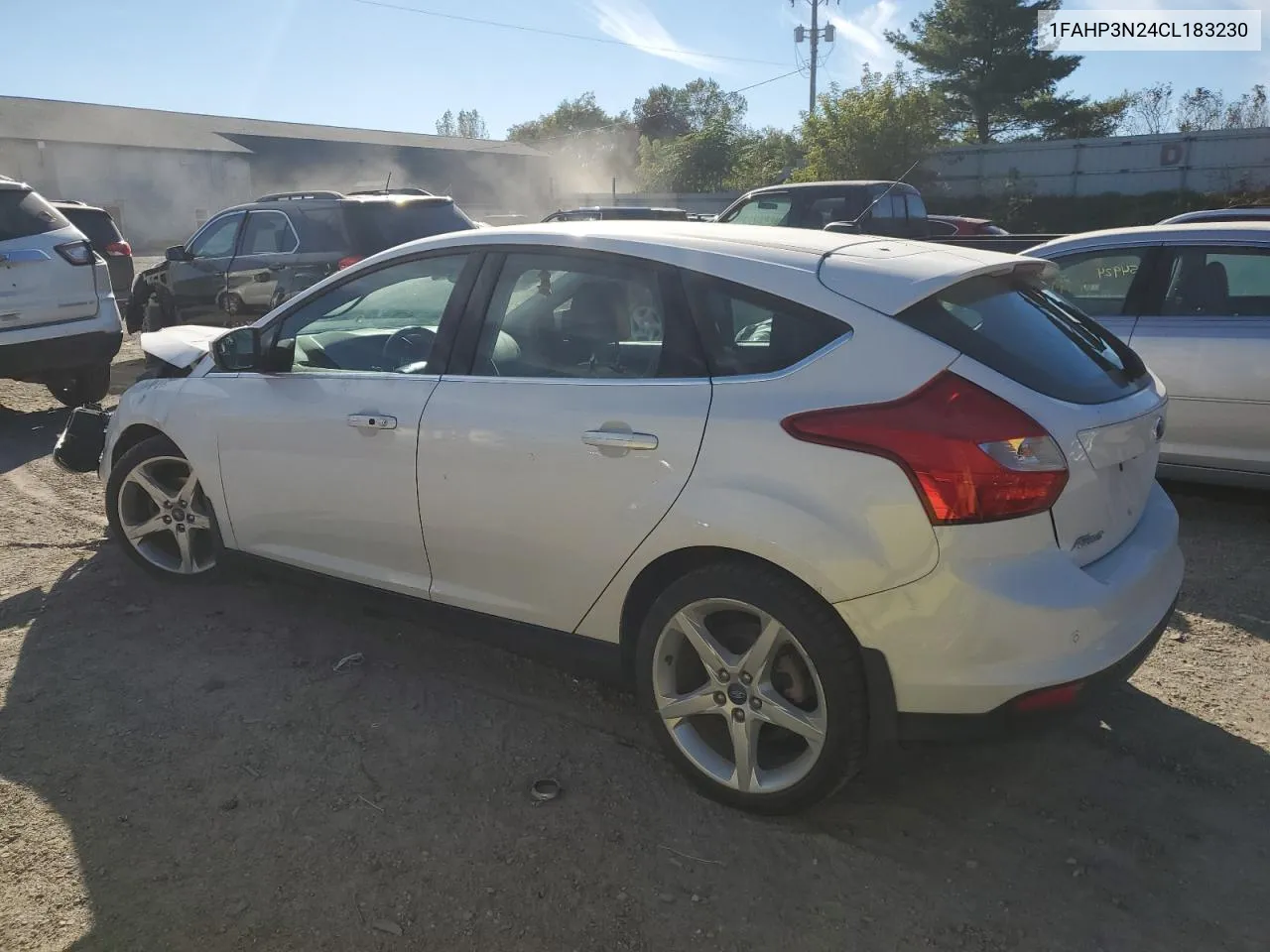 2012 Ford Focus Titanium VIN: 1FAHP3N24CL183230 Lot: 74274264