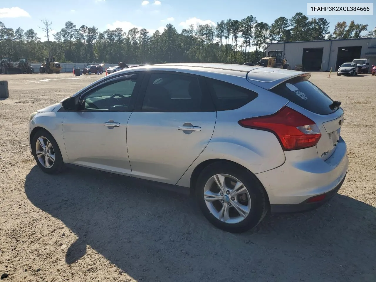 2012 Ford Focus Se VIN: 1FAHP3K2XCL384666 Lot: 74334594