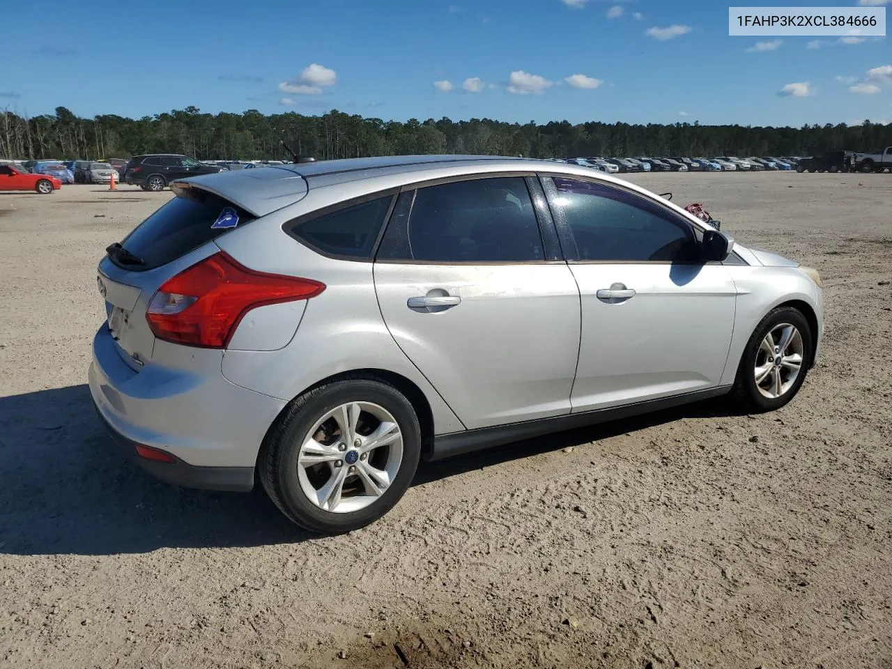 2012 Ford Focus Se VIN: 1FAHP3K2XCL384666 Lot: 74334594