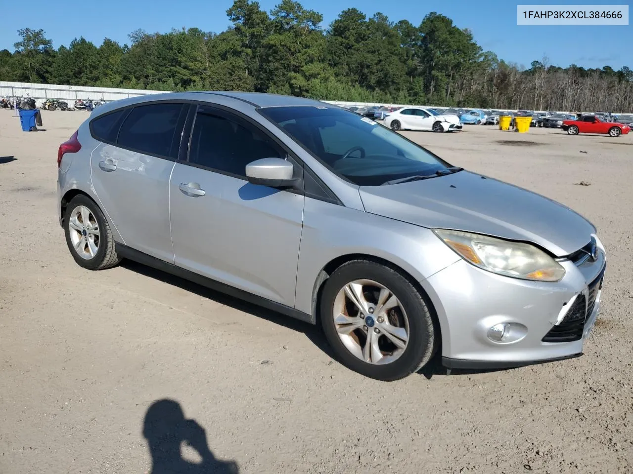 2012 Ford Focus Se VIN: 1FAHP3K2XCL384666 Lot: 74334594