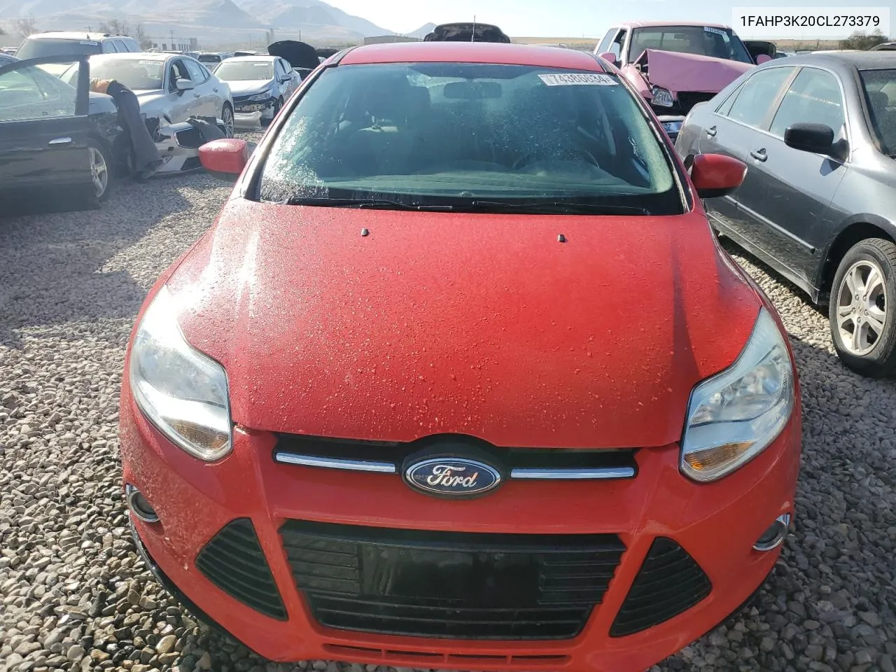 2012 Ford Focus Se VIN: 1FAHP3K20CL273379 Lot: 74386634