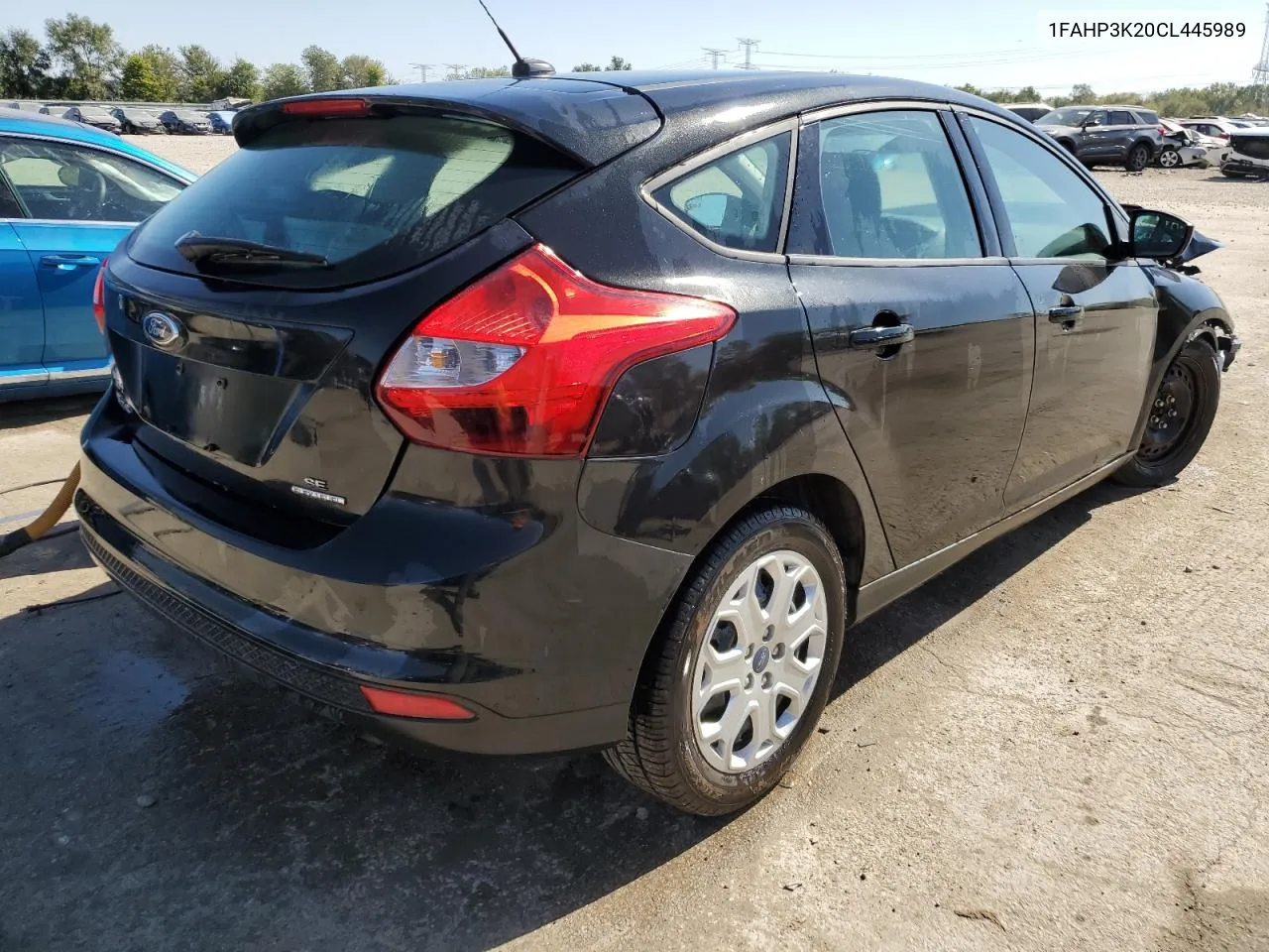 2012 Ford Focus Se VIN: 1FAHP3K20CL445989 Lot: 74459614