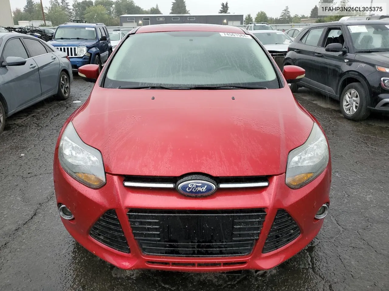 2012 Ford Focus Titanium VIN: 1FAHP3N26CL305375 Lot: 74561584