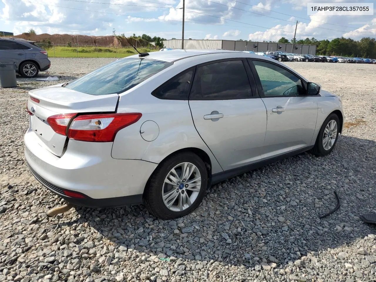 2012 Ford Focus Se VIN: 1FAHP3F28CL357055 Lot: 74564304