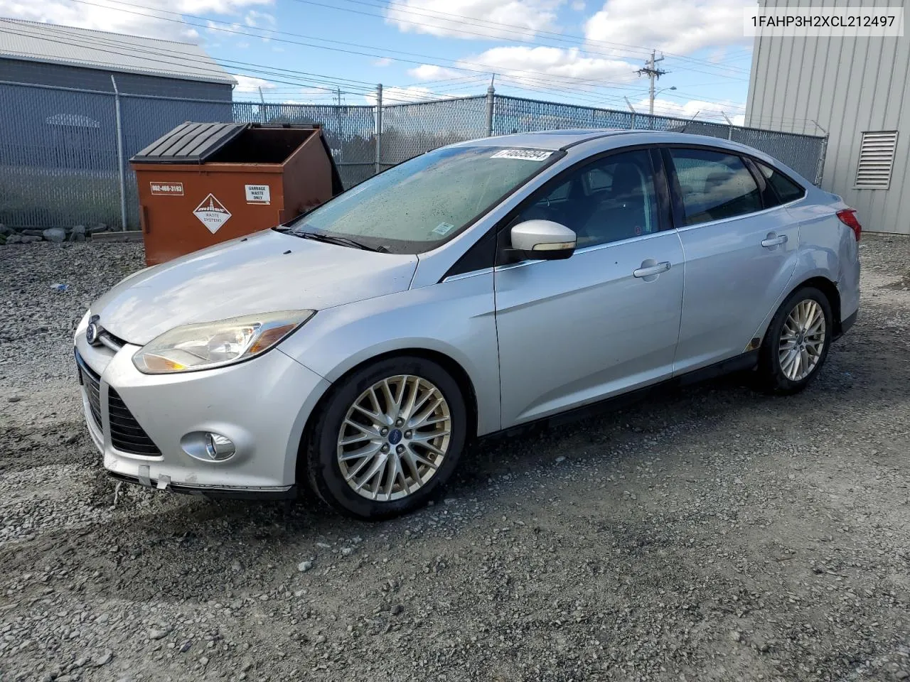 2012 Ford Focus Sel VIN: 1FAHP3H2XCL212497 Lot: 74605094