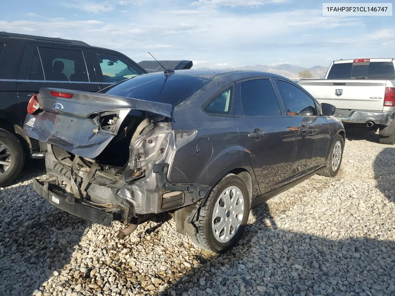 2012 Ford Focus Se VIN: 1FAHP3F21CL146747 Lot: 74623494