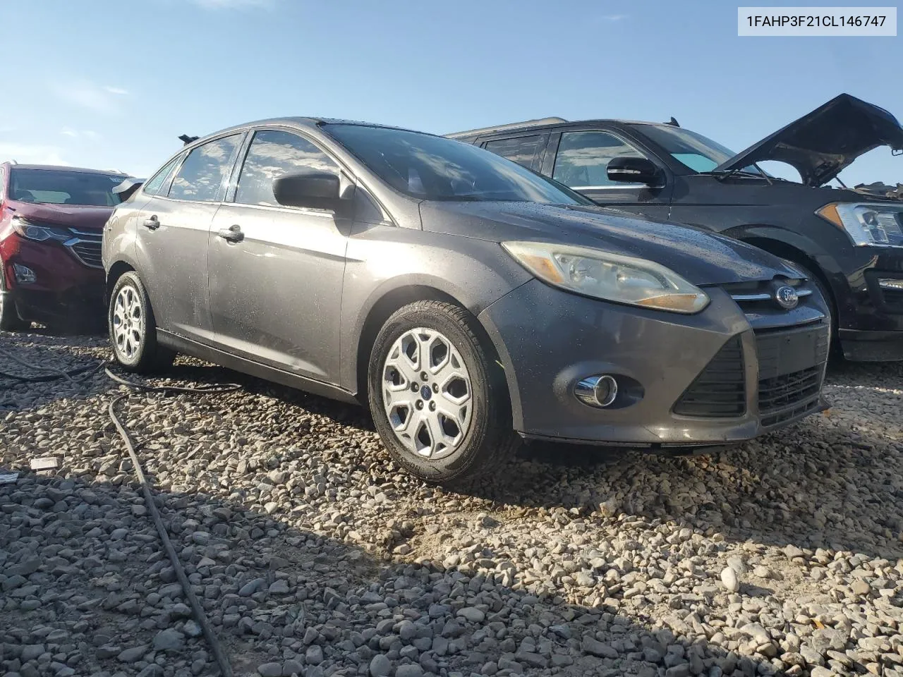 2012 Ford Focus Se VIN: 1FAHP3F21CL146747 Lot: 74623494